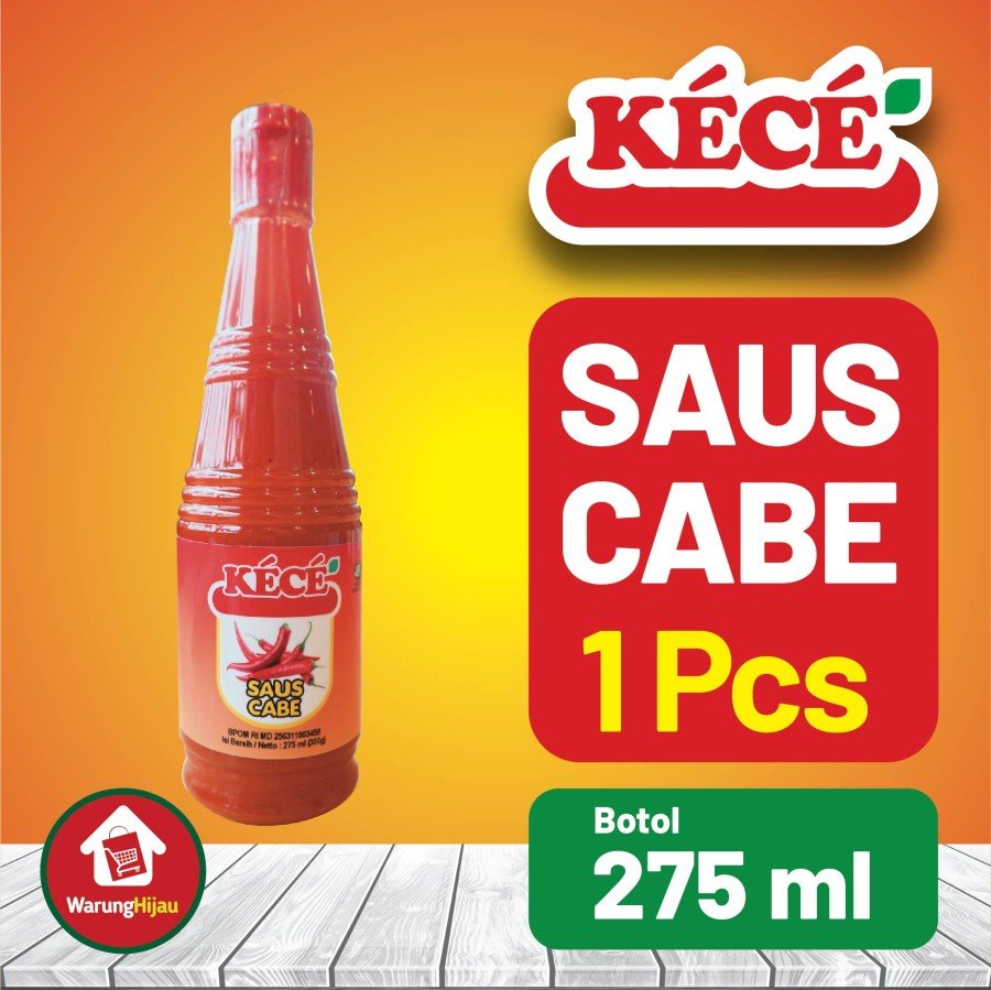 Saus Cabai KECE botol 275 ml Rp 10.500